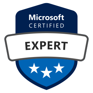 Microsoft Certified Expert badge